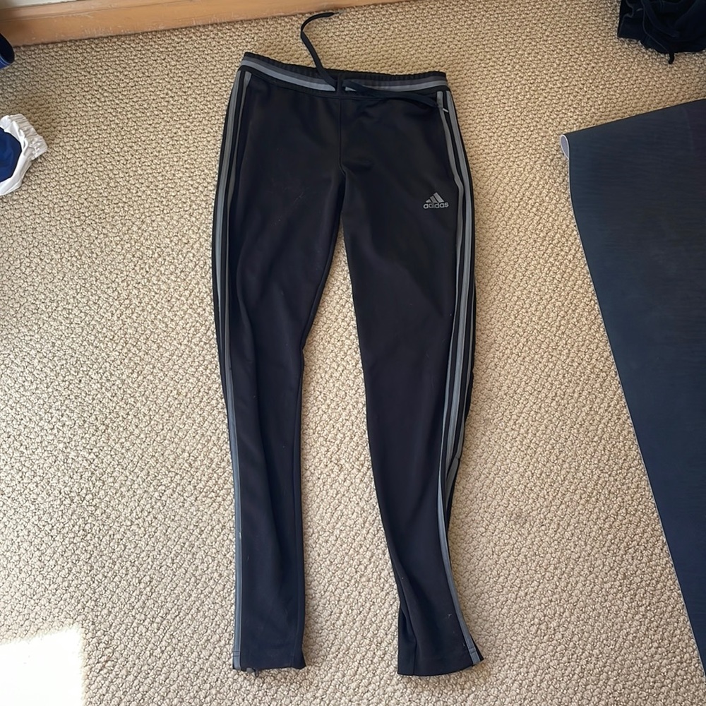 Womens small Adidas black soccer pant